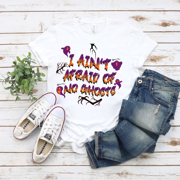 Boho Halloween T Shirt Cute Fall Shirt Funny Ghostbusters T Shirt Y2K Mom Shirt - Picture 3 of 3